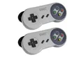 EAXUS USB Gaming Controller im Classic Design Retro Controller (2 St., Gamepad für PC, Raspberry Pi & Co, 1,4 m Kabellänge)