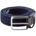 Brax Ledergürtel Flechtgürtel blau 100