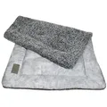 KaraLuna Tierdecke Hunde Liegematte I Hundedecke Decke Matte Kissen Hund, Wasserbar grau 80 cm
