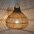 Rattan-Lampe Boho