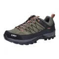 CMP Rigel Low Trekking Shoes WP, niedrige Kletterschuhe für Herren, Olive Flame, 42 EU
