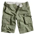 Surplus Raw Vintage Herren Cargo Trooper Shorts, Oliv, M