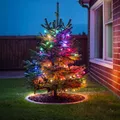 Außen Lichterkette 200 LED 4 m - 2 Farben - Garten Weihnachts Baum Beleuchtung