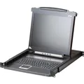 Aten CL1000M SL Single Rail 17"-LCD-Konsole, 19" 1HE, SL-Layout (PS/2-USB, VGA) (CL1000M-ATA-DNG)
