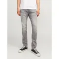 Jack & Jones Slim-fit-Jeans JJIGLENN – Jeans mit Stretch, niedriger Leibhöhe und Taschen Baumwollmischung, slim fit grau 31