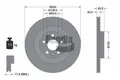 2 PCS BENDIX Braking BDS2203 Brake Disc
