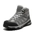 NORTIV 8 Adventurer Trekking-& Wanderhalbschuhe für Damen -Atmungsaktive Bequeme Damenstiefel,Size 38,Hellgrau,SNHB211W