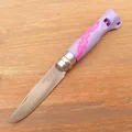 OPINEL Outdoor Junior Messer - Lila  Kindermesser - Schnitzmesser - Signalpfeife