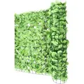 MCW Balkonsichtschutz N77 500x100cm Blatt - 500x100cm Blatt Hell