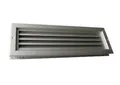 Lüftungsgitter LG-4010 DORAA Lamellengitter Alu 435 x 135 mm Abluft Zuluftgitter