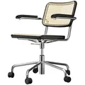 THONET S 64 VDR Drehstuhl Buche schwarz gebeizt