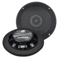ESX VMS-52B - schwarzer 13 cm 2-Wege-Koax für Marine/Outdoor/Caravan | extrem flach - Einbautiefe 2,5 cm | UV-Beständig und feuchtigkeitsresistent | 1 Paar