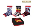 Metamorph Socken Marvel – Avengers Socken 3er-Pack - Spiderman Drei Paar Socken mit Avengers-Superhelden im Geschenkkarton
