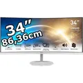 MSI Monitor PRO MP341CQWDE, Curved, 34 Zoll, UWQHD 3440 x 1440 Pixel, 1 ms, 100 Hz