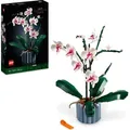 LEGO Botanicals Orchidee - Künstliche Pflanzen Set mit weißen und rosa Blumen - Modellbausatz für Erwachsene - Home und Zimmer-Deko - Botanik Ko... - Bunt