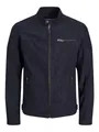 JACK & JONES Kunstlederjacke Herren,Schwarz (Jet Black/Fake Suede),XL