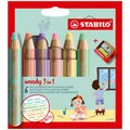 1 bis 40x STABILO Multitalentstift woody 3 in 1, 6er Kartonetui SPARE BIS ZU 43%