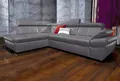 exxpo - sofa fashion Ecksofa Salerno, Funktionssofa, hoher Sitzkomfort, Breite 268cm, L-Form, inkl. Kopf- und Armteilverstellung, wahlweise mit Bettfunktion