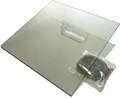 Kaminscheibe - Ofenglas - Feuerfestes Kaminglas - 320 x 320 mm | Stärke 4 mm