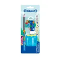 Pelikan Combino Schreiblern- Bleistift-Set B blau mit Tiermotiv, 1 Set