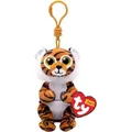 ty Beanie Bellie Clips - Schlüsselanhänger Tiger Clawdia - ca. 9,5 cm