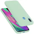 Cadorabo Schutzhülle für Samsung Galaxy A40 Hülle in Grün Handyhülle Case Cover TPU Etui