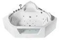 JVmoebel Whirlpool-Badewanne Eckbadewanne mit Whirlpool-Funktion und Blasenmassage, (1-tlg), Made in Europa