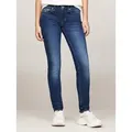 Tommy Jeans Skinny-fit-Jeans SOPHIE LW SKN mit Waschung, Logo-Badge, Low Rise blau 30