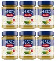6x Barilla Pesto mit Basilikum und Zitrone, Glutenfrei, Sauce 190g