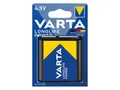 Varta ALKALI-MANGAN - FLACH-BATTERIE - 4.5 V - 4400 mAh 4912.121.411 (1