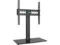 ISY ITV-600 TV Tischstandfuß, max. 65 Zoll, Schwenkbar, Schwarz