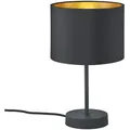 Tischleuchte Hostel in Schwarz/Gold max. 40 Watt