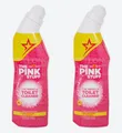 The Pink Stuff 2 x Pink Stuff WC-Gel je 750 ml Toiletten-Gel Toilettenreiniger WC-Reiniger (2-St)