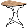 Butlers Gartentisch, Schwarz, Metall, Holz, 85x75x54 cm, Balkonmöbel, Balkontische