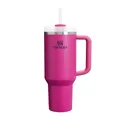 STANLEY 1913 Quencher H2.0 Flowstate Trinkflasche Mit Strohhalm 1.2L - Thermobecher Kühlt 11 Stunden - 48 Stunden Eisgekühlt - Spülmaschinenfest - Thermosflasche BPA Frei - Edelstahl - Fuchsia