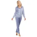 Consult-Tex Hausanzug Damen Hausanzug Homewear Suit DW100 (Spar-Set) Mit Reißverschluß blau 32/34