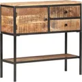 vidaXL Sideboard 85x30x80 cm Raues Mangoholz 320486
