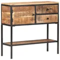 Raues Mangoholz Sideboard Kommode Mehrzweckschrank Anrichte Schrank vidaXL