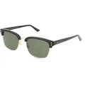 Gucci GG1897SK Herren-Sonnenbrille Vollrand Browline Acetat-Gestell, schwarz