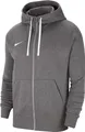 Nike Herren M Nk Flc Park20 Fz Hoodie Und Reißverschluss -Sweatshirt, Charcoal Heathr/White/White, L EU