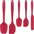 Hotec Silikon Spatel Set 5 Stück Hitzebeständig Spatula Nicht-Stick