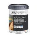 WO-WE Bootslack Bootsfarbe Holzlack Parkettlack Yachtlack für Holz, Metall MATT Silbergrau - 750ml