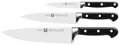 ZWILLING Professional S Messer-Set 3-teilig, Rostfreier Spezialstahl, Schwarz, Made in Germany