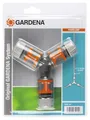 Gardena Abzweig-Satz für 13 mm (1/2 Zoll)- und 15 mm (5/8 Zoll)-Wasserschläuche: Wasserdichter Abzweig-Verbinder für eine einfache Wasserteilung (18287-20)