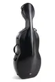 Cello-Etui schwarz 4/4 Polycarbont  4,6 kg  - abnehmb Rucksackriemen Cello Case