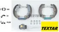 TEXTAR 84038002 Bremsbackensatz 4 Bremsbacken Trommelbremse