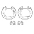 Textar 84038002 Bremsbackensatz Hinten für Peugeot 106 I Citroën Saxo