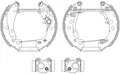 TEXTAR 84038002 Bremsbackensatz für Citroën Peugeot