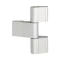 stahl-design-tebart WSS Aluminium Türband 3 teilig Türscharnier hochwertig langlebig Made in Germany für Holz und Glastüren professioneller Einsatz Art-Nr 042521863255
