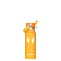 Super Sparrow Edelstahl Trinkflasche Kinder - Ultraleicht Thermobecher - 350ml - Standardmund Stroh-Deckel - BPA-Frei Thermoskanne, Thermosflasche für Sport, Travel, Schule, Outdoor, Büro